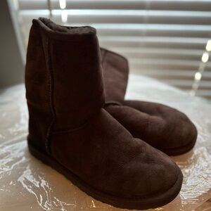Chocolate brown classic short UGG boots size 8